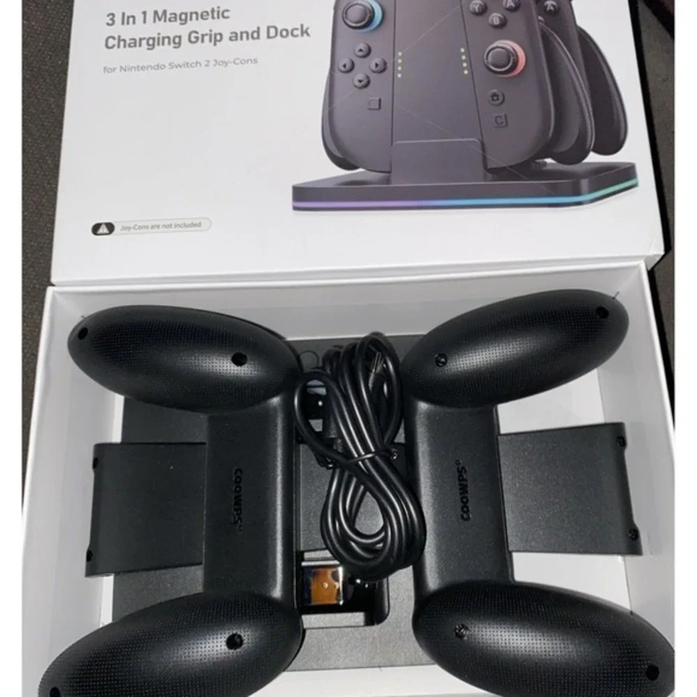 Nintendo Switch Joy Con Charging Dock Gamer Charger Kids Accessory